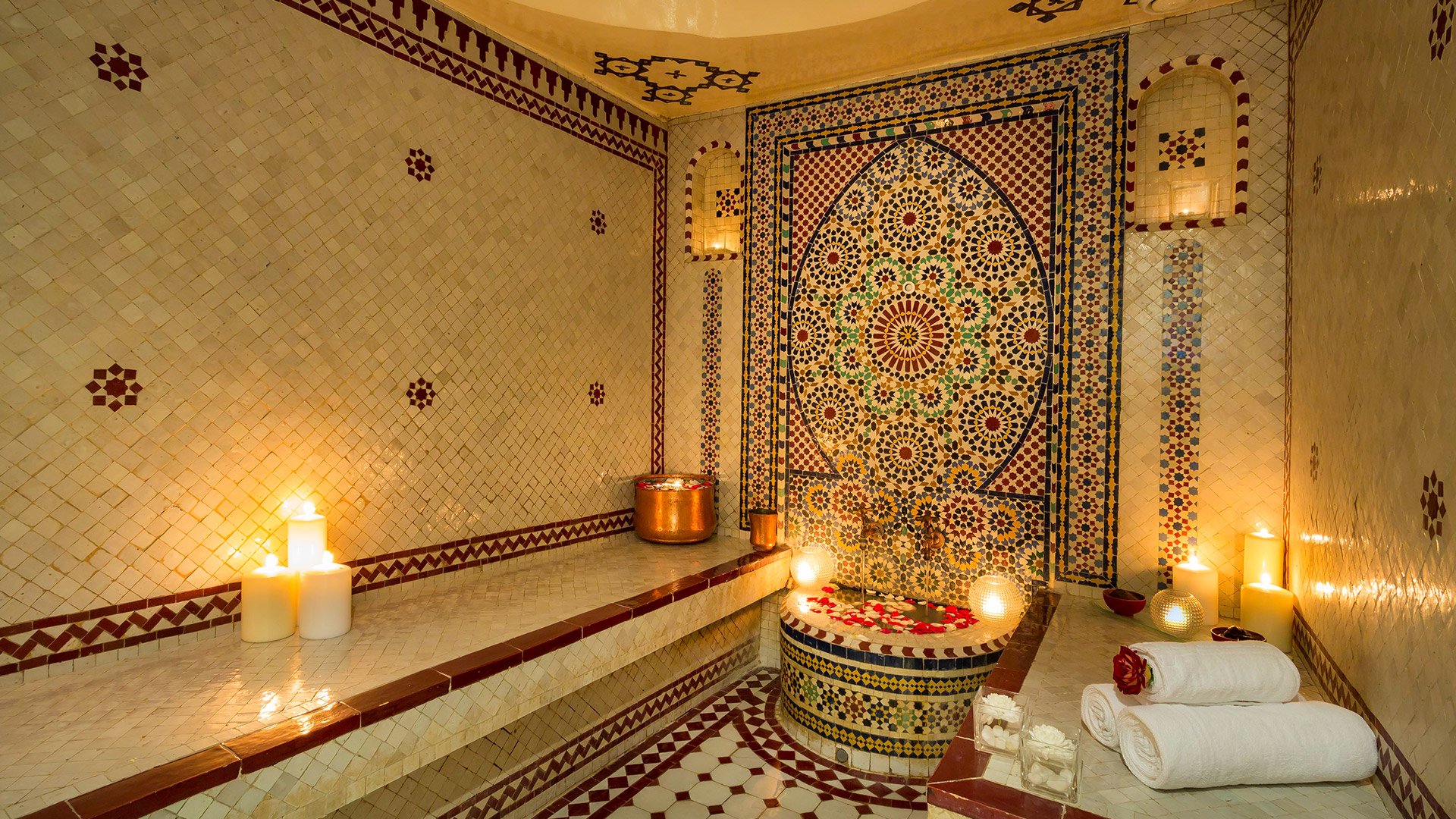 Moroccan Bath - cheap hotel casablanca, Hotel centre ville casablanca, hotel Idou Anfa