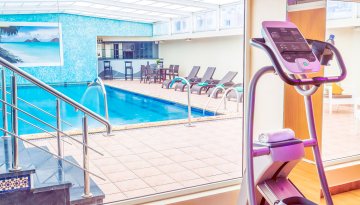 Swimming pool - cheap hotel casablanca, Hotel centre ville casablanca, hotel Idou Anfa